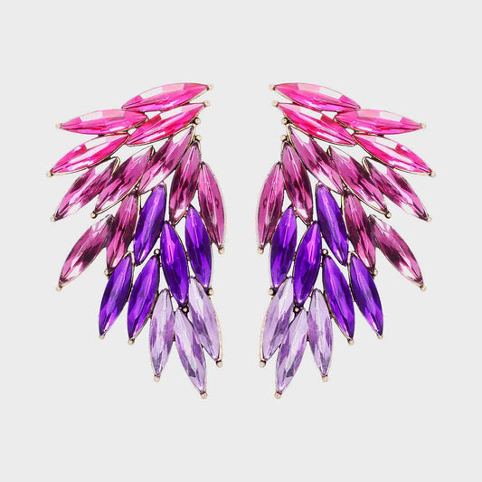 Acrylic Wing Earrings